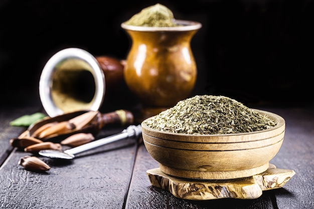 Yerba mate, a plant used in the infusion of chimarrÃ£o, a traditional drink from Brazil and Latin America