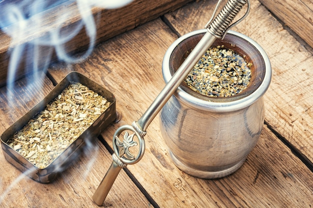 Yerba mate tea