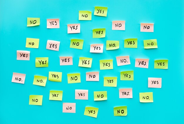 Yes and no on color notepapers