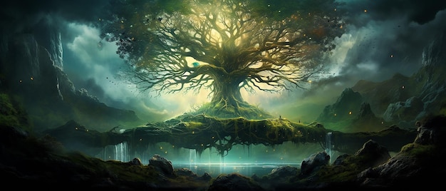 Yggdrasil from Norse Mythology The Tree of Life