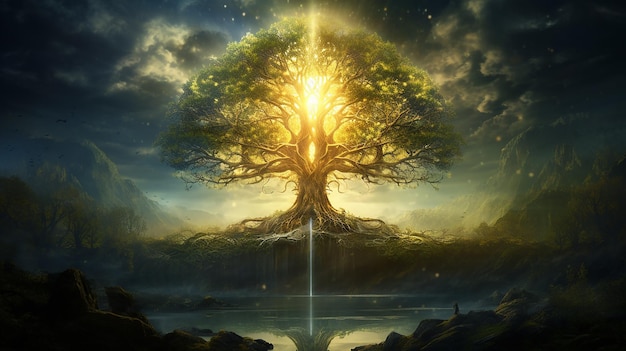 Yggdrasil from Norse Mythology The Tree of Life