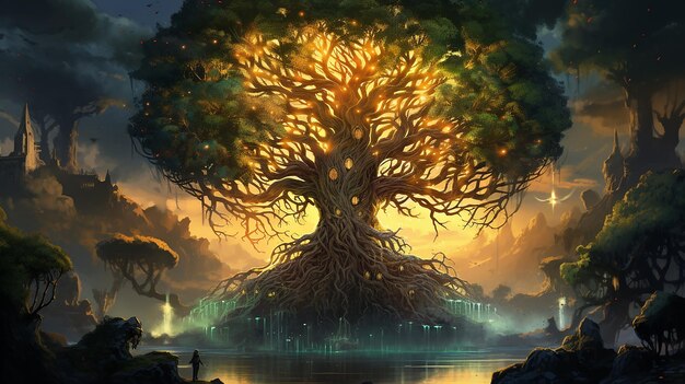 Yggdrasil from Norse Mythology The Tree of Life