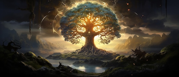 Yggdrasil from Norse Mythology The Tree of Life