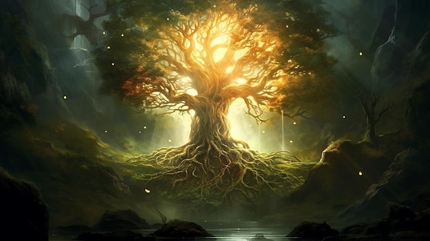 Yggdrasil from Norse Mythology The Tree of Life