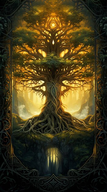 Yggdrasil from Norse Mythology The Tree of Life