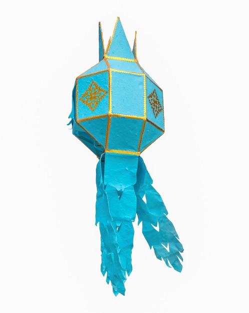 Yi Peng Lantern blue paper