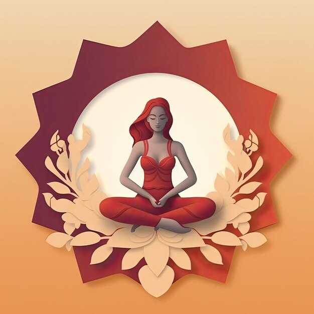 Yoga day concept design