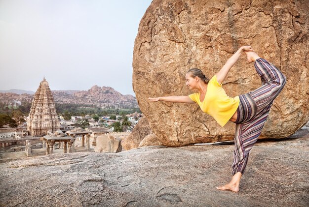 Yoga in Hampi