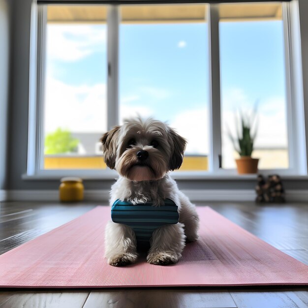 Yoga_mat_dog