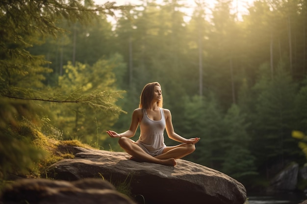 Yoga in nature