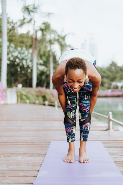 Yoga in the park