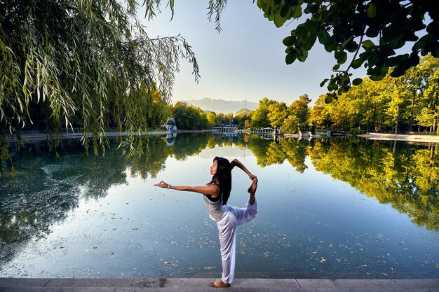 Yoga in the park