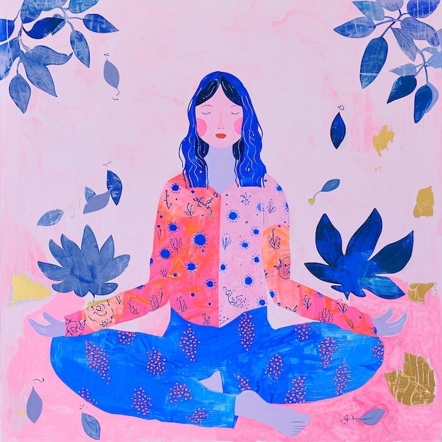 yoga pose illustration