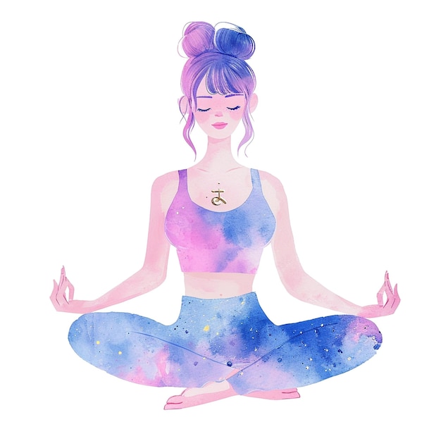 yoga pose illustration