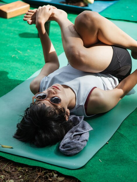 Foto allenamento yoga