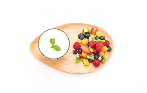 yoghurt met gemengd fruit