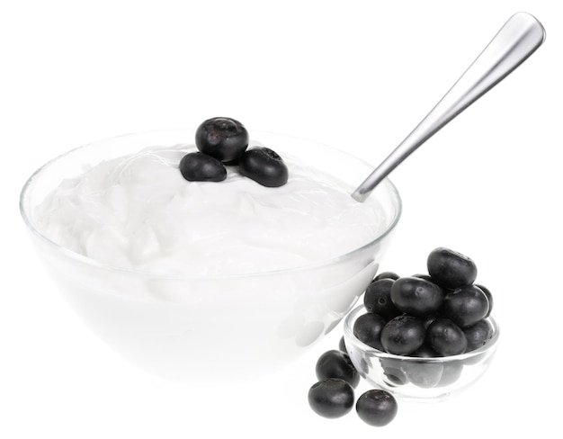 Yogurt bowl and Blueberries