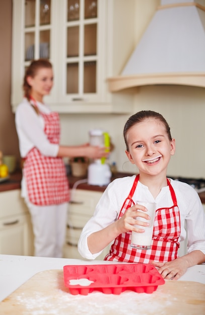 yogurt mother apron woman healthy