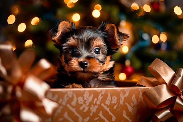 Christmas puppy  Dogs  Animals Background Wallpapers on Desktop Nexus  Image 2093589