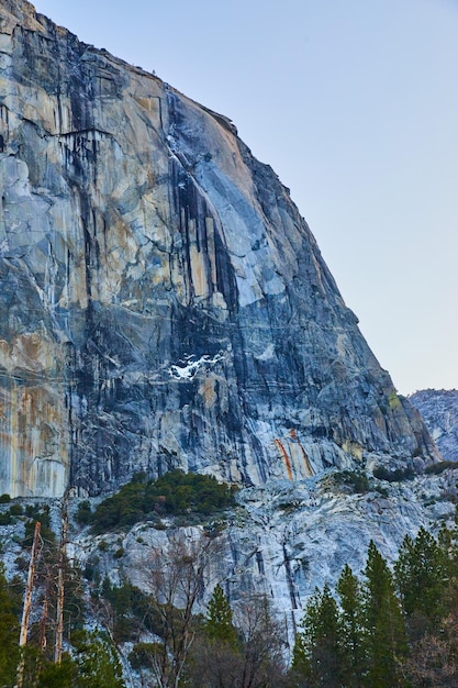 Yosemite El Capitan steile en kleurrijke kliffen
