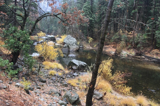 Yosemite nationaal park in de herfst