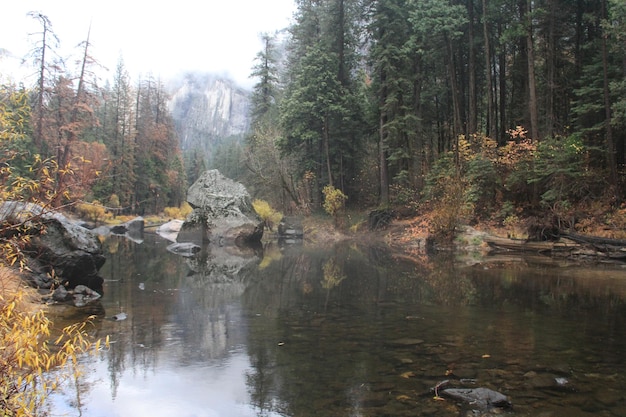 Yosemite national park in the fall