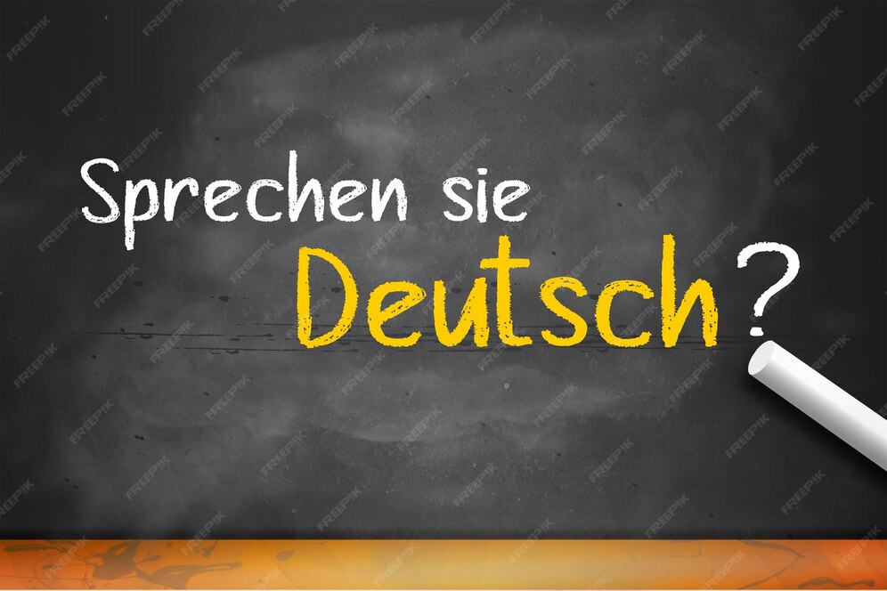 Premium Photo Do you speak german language on chalkboard