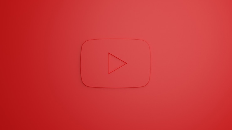 Foto you tube sociale media logo monochromatisch