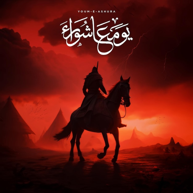 Premium Photo Youm e Ashura on a blurred background Translation