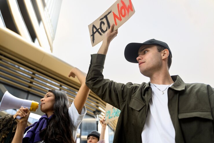 Young activists taking action