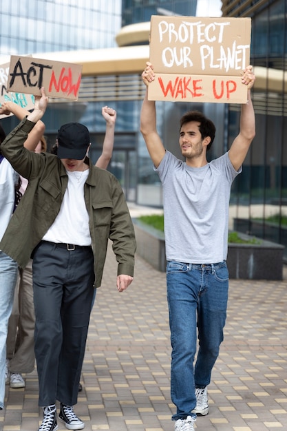 Young activists taking action