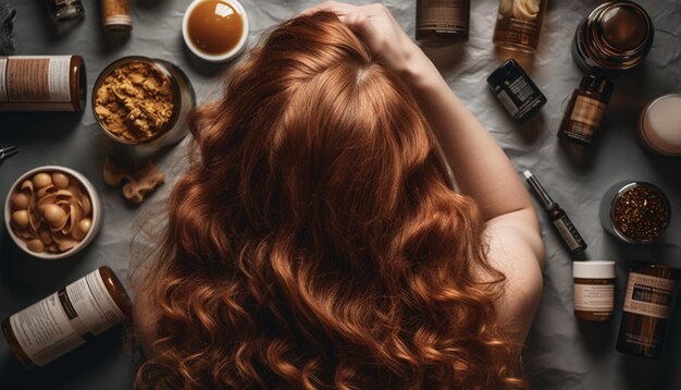 Photo a young adult female enjoys a coffee break for relaxation generated by ai