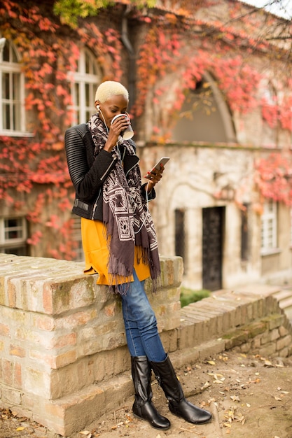 Photo young african american woman