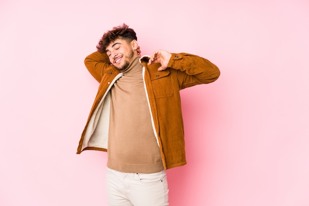 Young arabian man posing