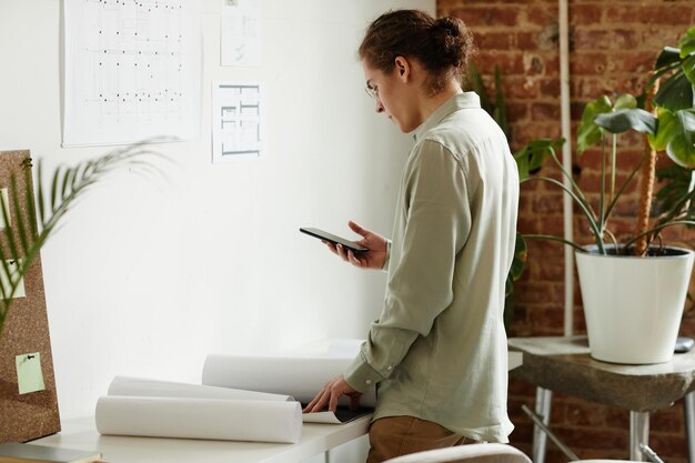 Young Architect in Office Minimal