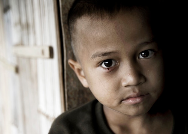 Young Asian boy portrait