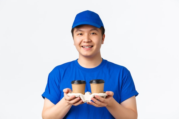 Young Asian man posing in the studio