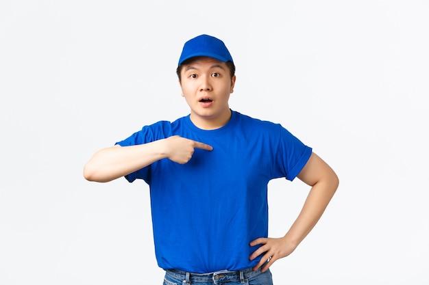 Young Asian man posing in the studio