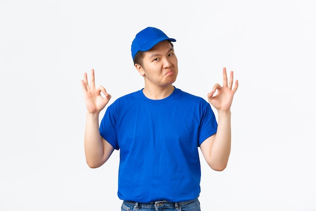 Young Asian man posing in the studio