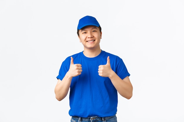 Young Asian man posing in the studio