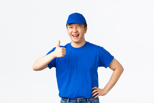 Young Asian man posing in the studio