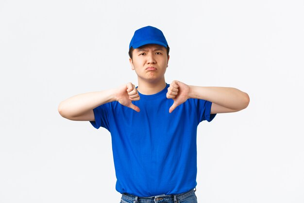 Young Asian man posing in the studio