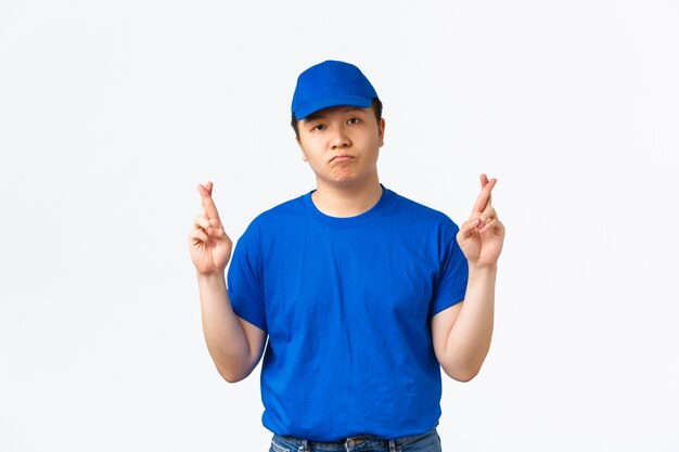 Young Asian man posing in the studio