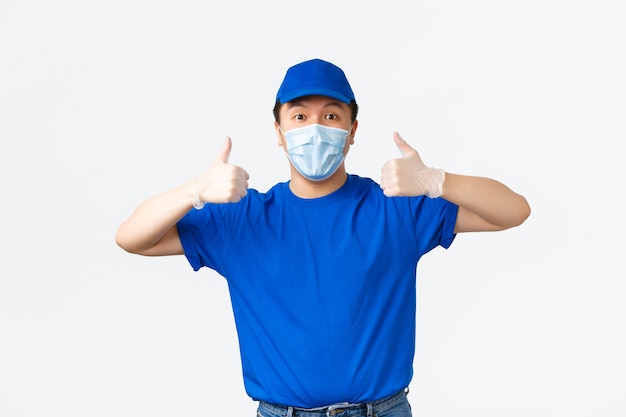 Young Asian man posing in the studio