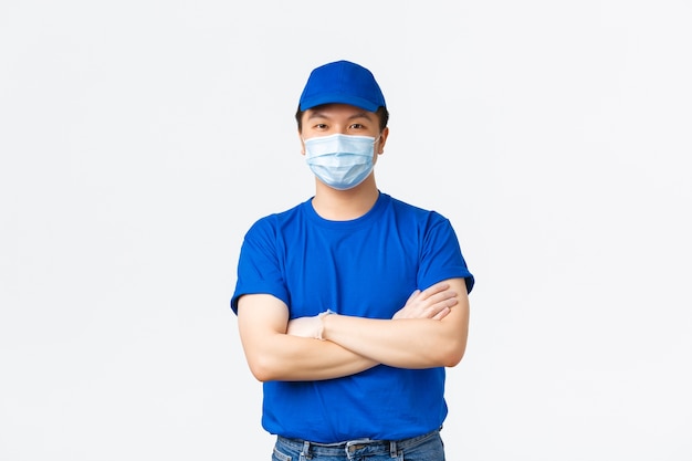 Young Asian man posing in the studio