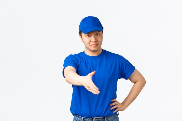 Young Asian man posing in the studio