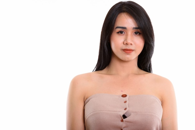 Photo young asian transgender woman