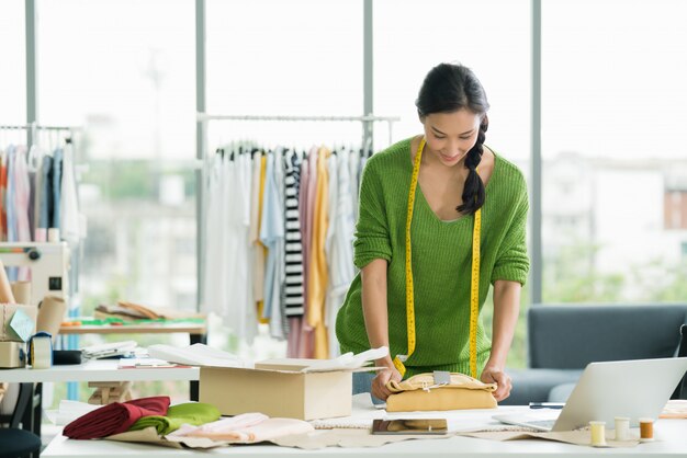 Young asian woman entrepreneur