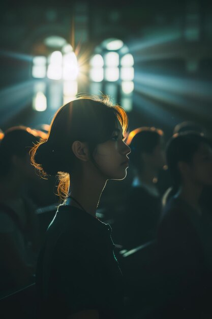 Young asian woman student portrait