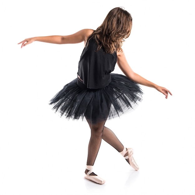 Young ballet dancer with tutu